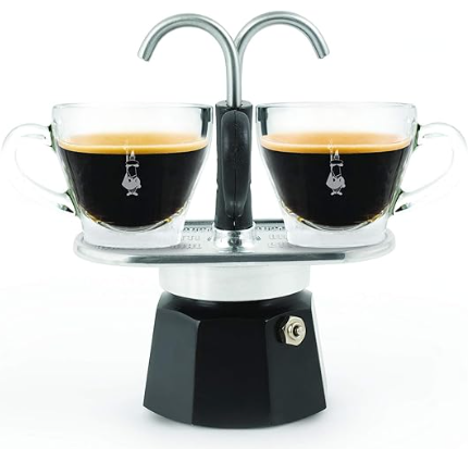 MakeCoffe® - Cafetera Express para 2 tazas