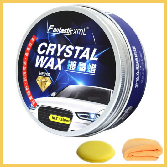 Crystal Wax© - Faça seu carro parecer novo e brilhante em 20 segundos!